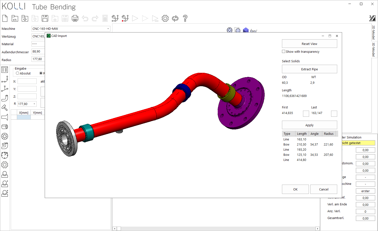 CAD Import for Tube Bending STEP And IGES