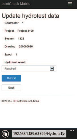 Mobile and easy modification of spool data